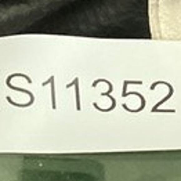 Whispering Smith Mens Jacket Black Stripes Full Zip Faux Leather Motorcycle XL - Picture 11 of 11